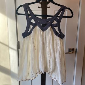 Free People flowy top -Size large